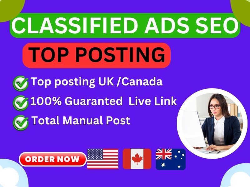  I will post 300 classified ads on top rank classified ad posting sites