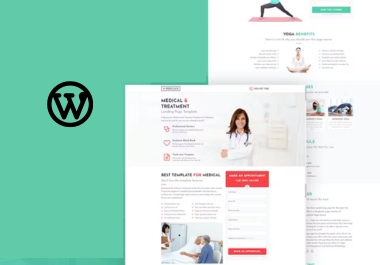 I will design wordpress landing page, business website using elementor pro