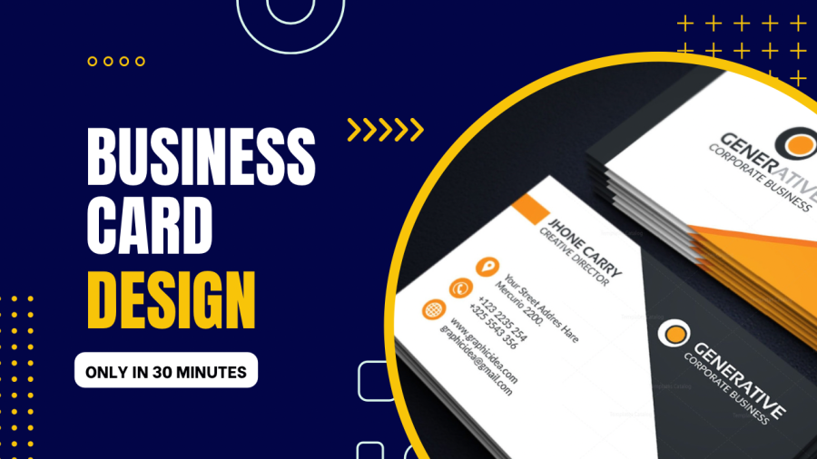 Business card design for your company.