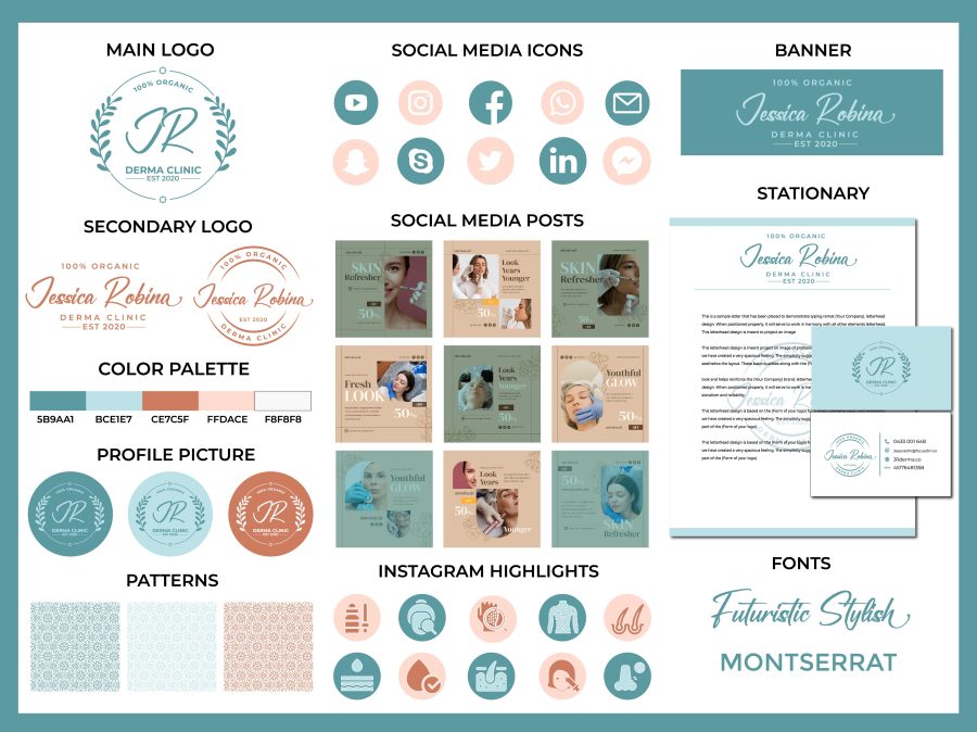 I will design luxury attractive signature logo and branding kits