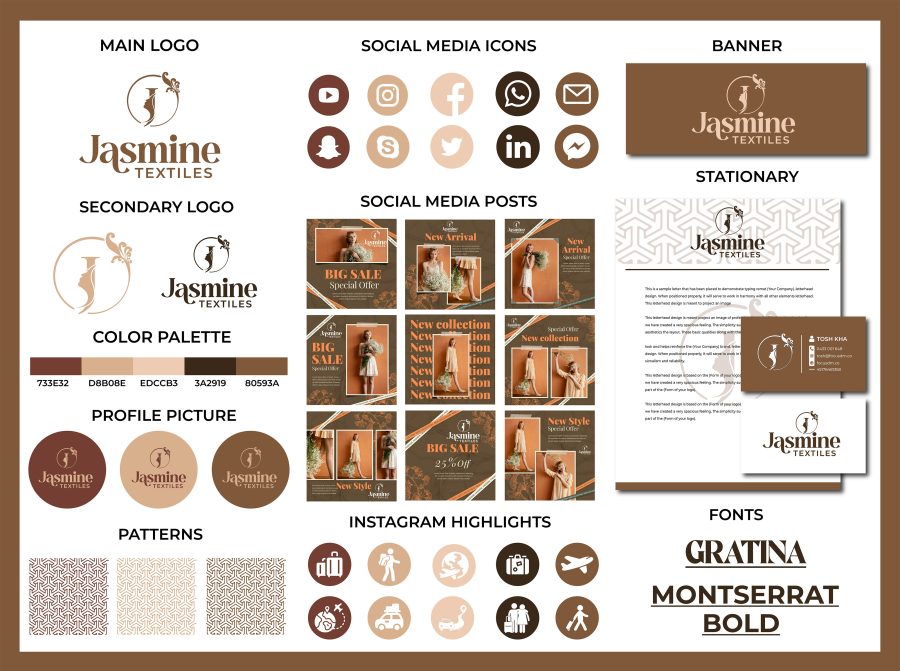 I will design luxury attractive signature logo and branding kits