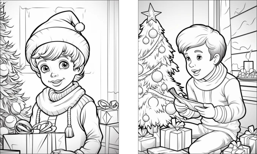 I'll create 5 coloring books for you