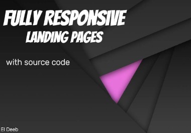 Responsive Landing Pages with SEO Code!