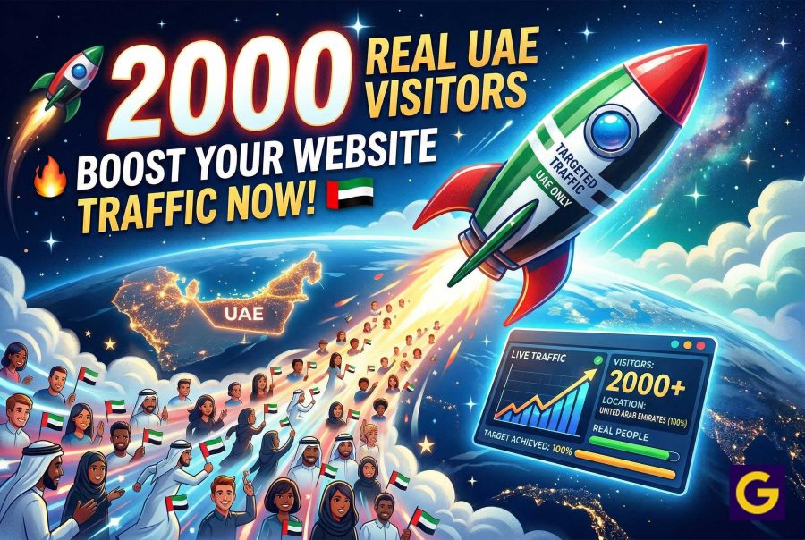 Get 12K Real Traffic United Arab Emirates Targeted Visitors