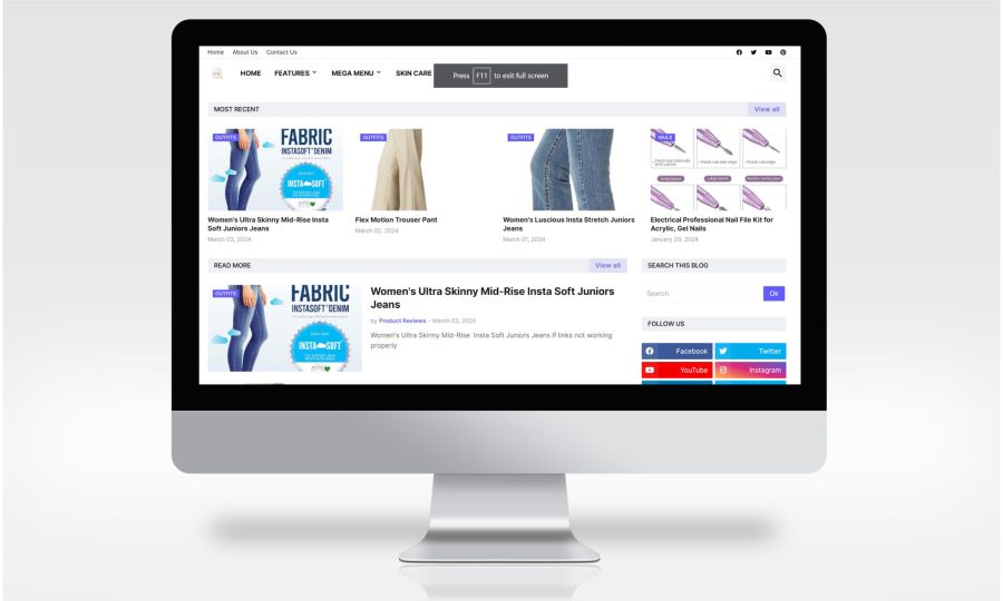 build a complete responsive website using blogger or blogspot