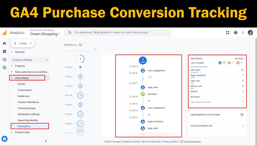 Setup Google Analytics 4 GA4 Ecommerce Events Tracking GA4 Server Side Tracking, Google Tag Manager