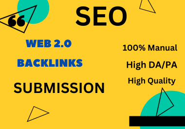I will Create 60 High Authority Web2.0 Backlinks