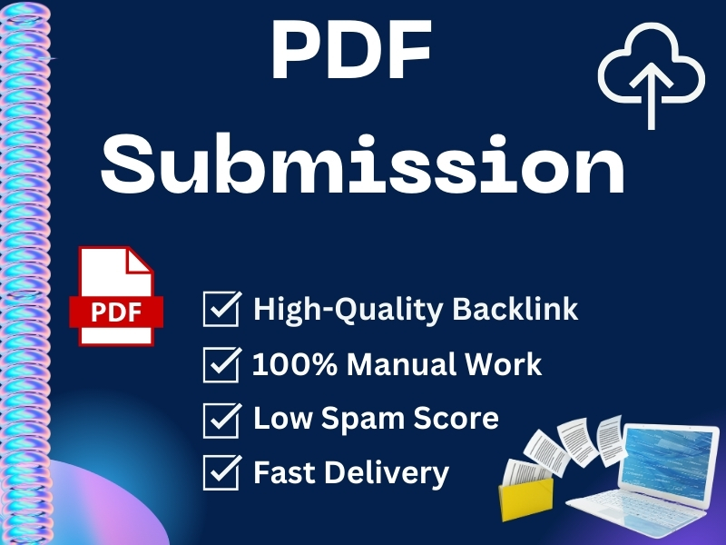 I will do pdf and article submission to top 100 pdf sharing sites
