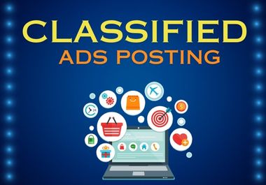 I will manually post 70 classified ads in top classified sites 