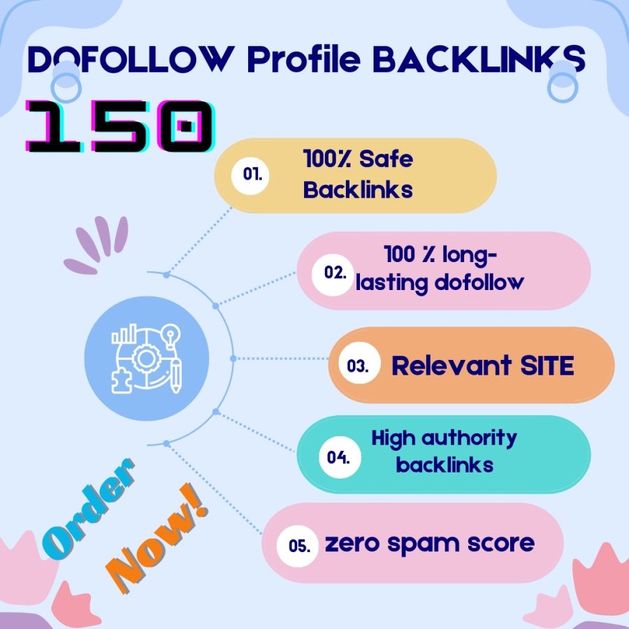 Build Website's Ranking with 250 High-Quality profile Backlinks 