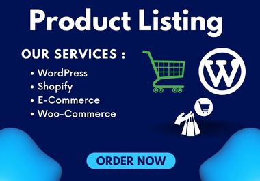 I will upload Products to your online store