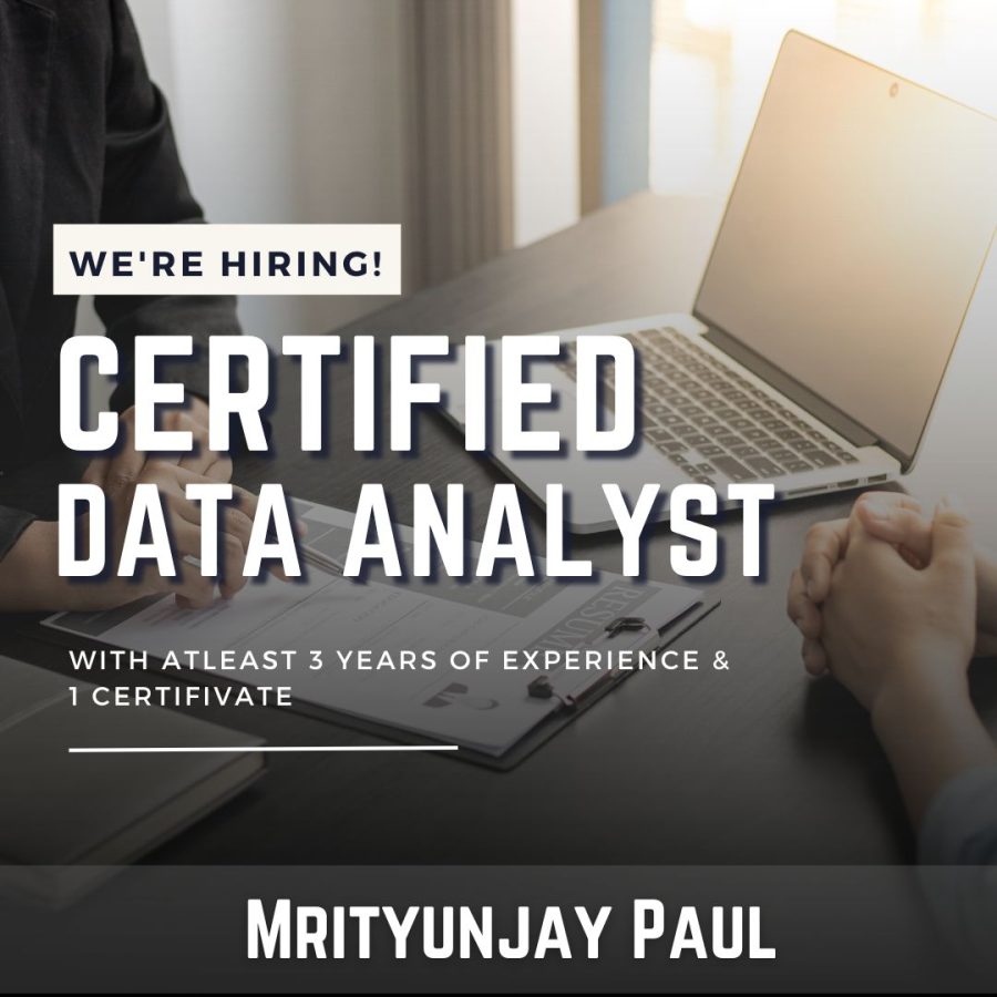 "Seasoned Data Analyst: A Journey Through Three Years of Professional Expertise and Certification"