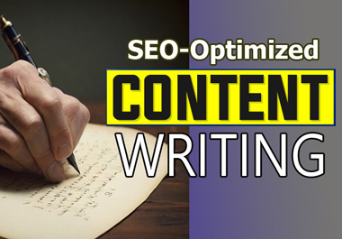 SEO Optimized Content Writing for web blog and social media 