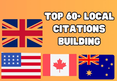 Free top 60+ Local citations business listing directory submission USA, UK, Australia, Canada