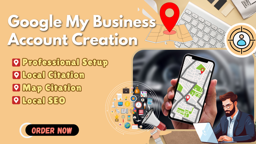  I I will create Google My Busines Account and do map citations with local SEO