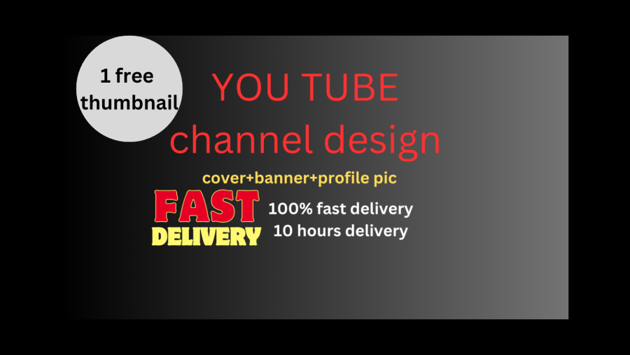 i will design a facebook,youtube cover or banner, one free order
