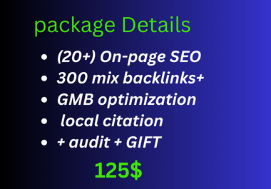 I will provide monthly local SEO to achieve business target