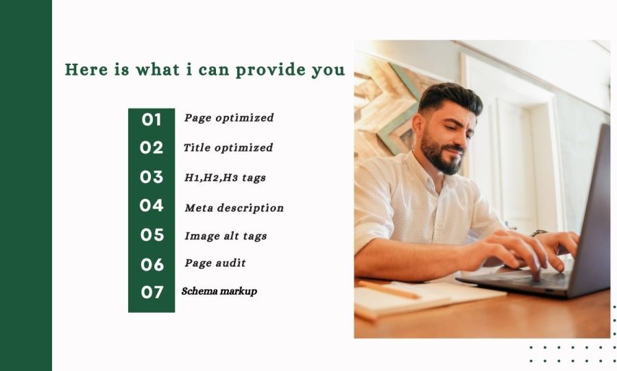 I will do on page and technical SEO for your website