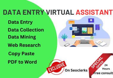 Data Dynamo Expert Virtual Assistant and Data Entry Maestro, Elevate Your Business