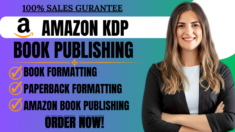 I will do amazon KDP book publishing, book formatting, amazon KDP, self publishing