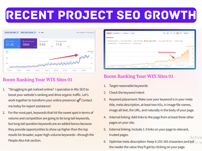 I will complete wix SEO services to boost your google top ranking