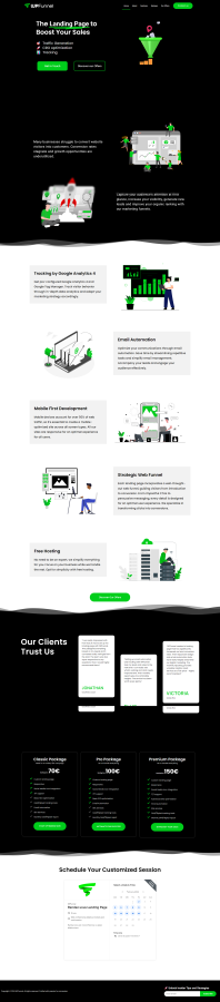 Custom WordPress Landing Page Funnels Built for Your Business