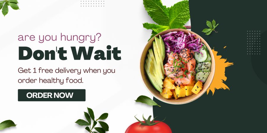 Beautiful Web Banner for Food Delivery Restaurant 