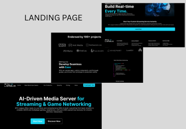 I will design Landing Page UI/UX in Figma