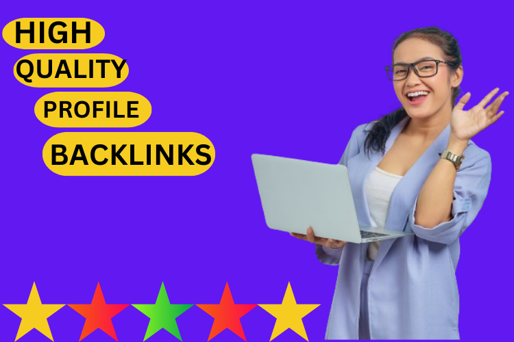 I will do social media profile, profile backlinks, SEO link building