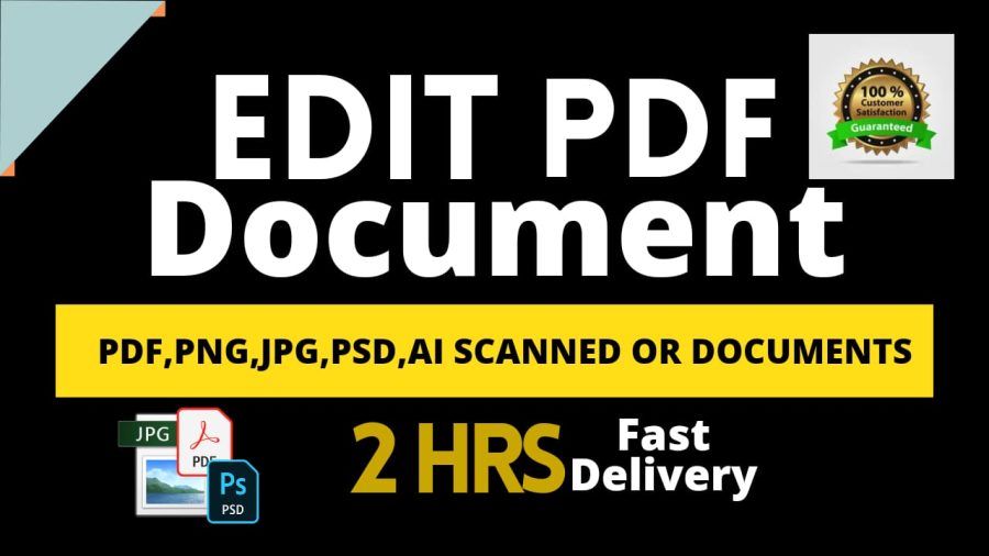 I will Edit, Modify or Fix your any type of Document