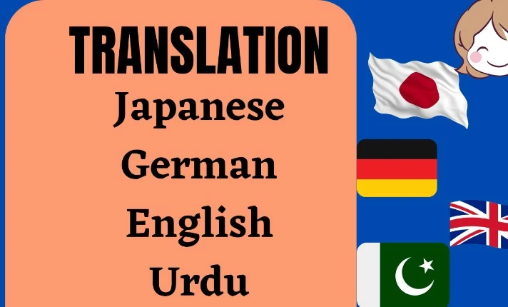 I will translate english to japanese , english to german .