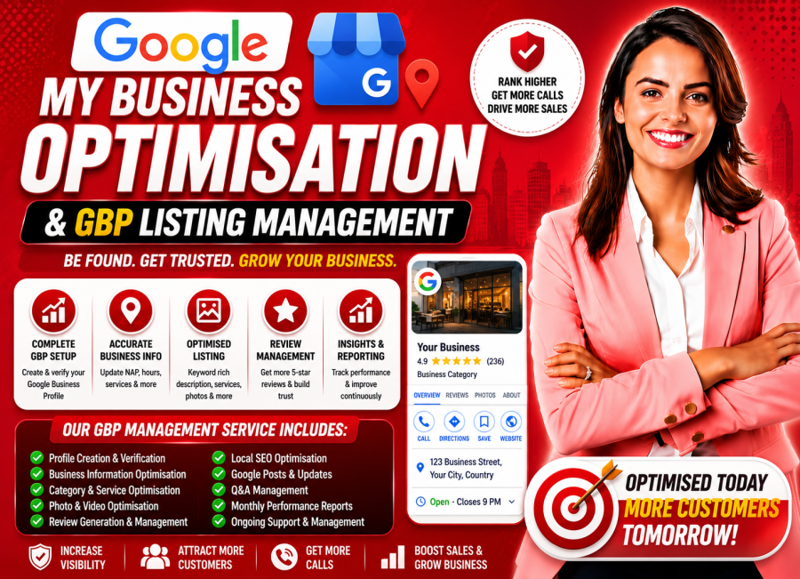 I will do google business profile optimization, gbp SEO for local ranking