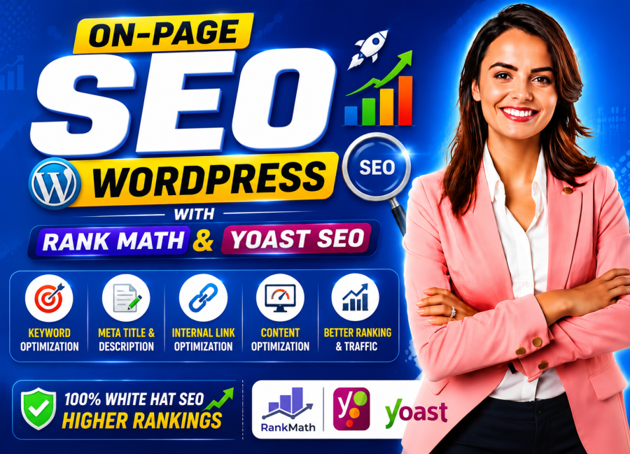 I will setup rank math SEO and score 80 plus in on page optimization