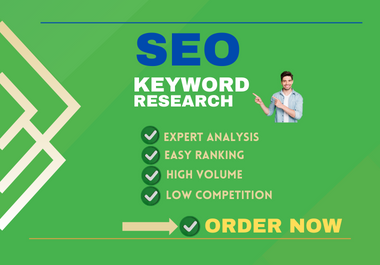 I will provide SEO keyword research service for top rank on google