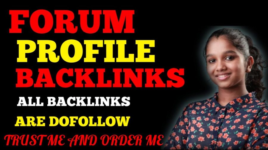 I will do 200 trust fully high quality manual forum profile backlinks 