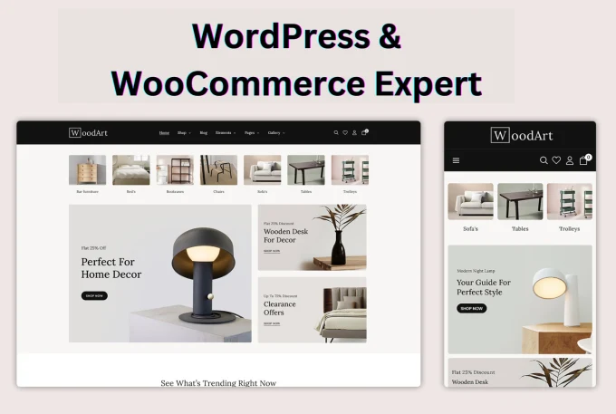 I will create all type of e-commerce website fully SEO Optimized 