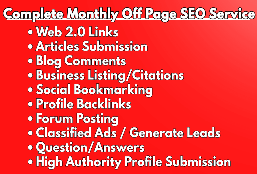 give you monthly seo service and boost organic traffic