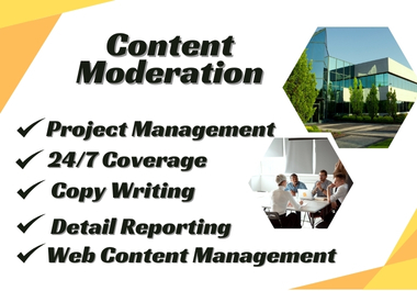 Professional Content Moderator for your Business