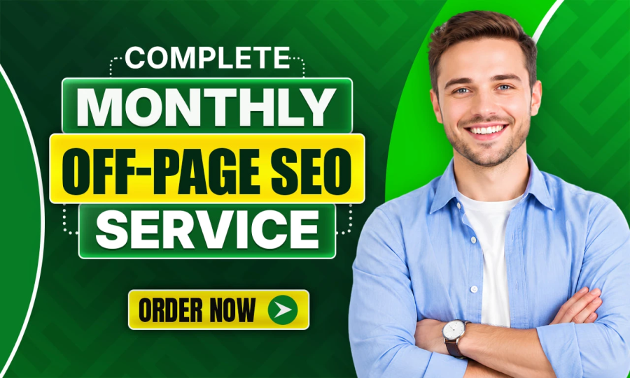 I will do monthly off page SEO service using white hat dofollow backlink