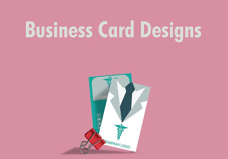 Minimalistic Business card for professionals, doctors and dentists