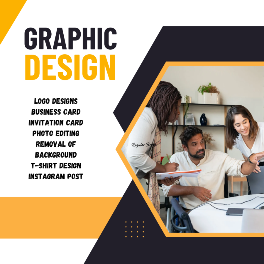 I will do graphic design with a good quality.