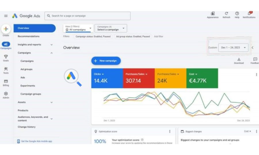 I will create google adwords google ads google search ads ppc campaign