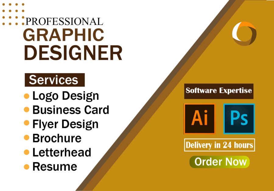 I will do any graphic design services 