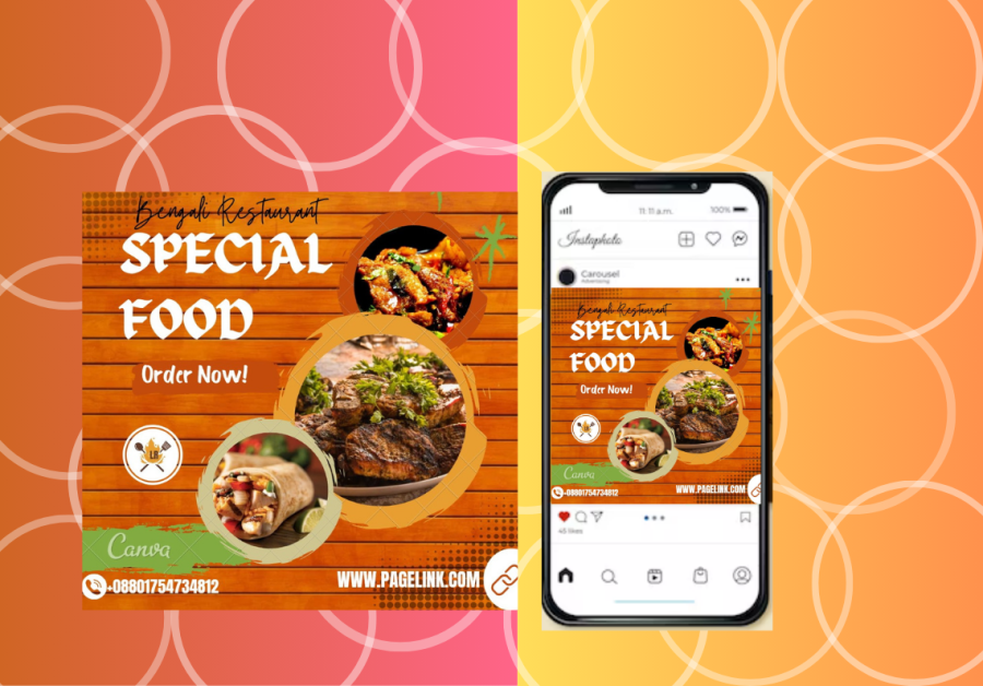 I will create social media post and Instagram post