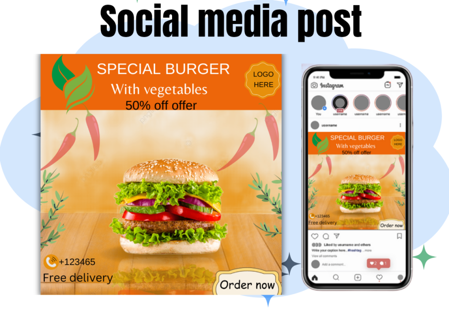 I will create social media post templates, instagram post using Canva Pro 