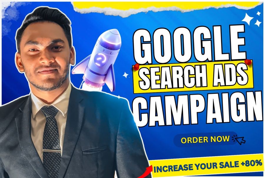 I will run perfect google search ads campaign with ads manager
