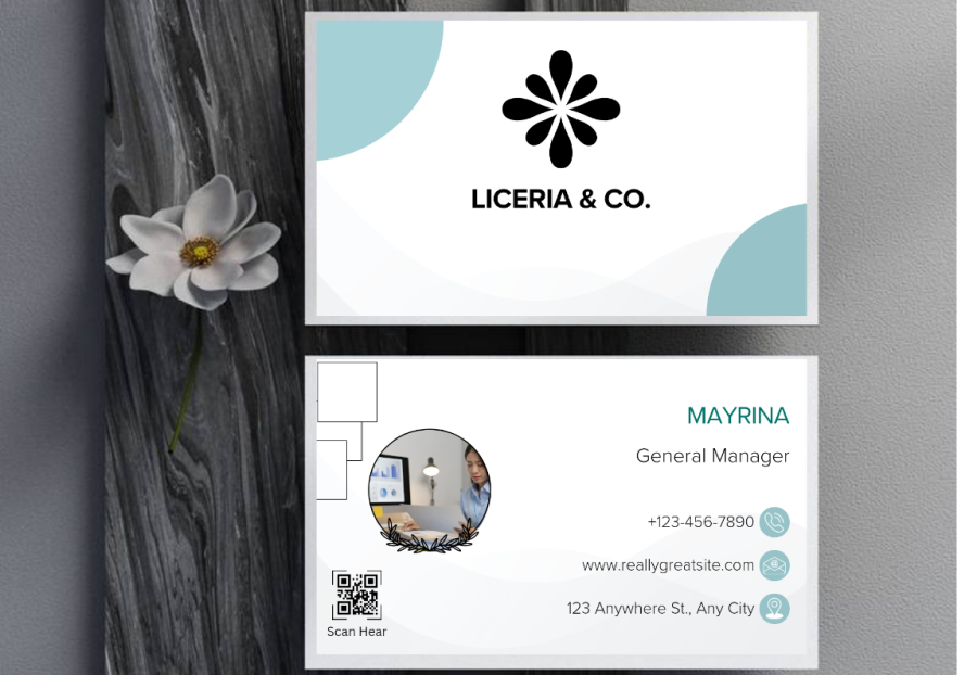 I will design a amazing visiting card for you and your company. 
