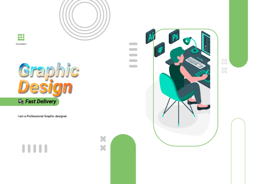 I will do any kind of Graphic design job