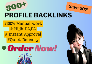 300 High-Quality Unique Backlinks