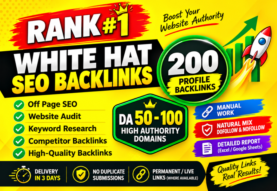I Will Build High Quality Profile Backlinks for Your SEO Campaign